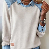 Colette - Sweat-shirt Fusion Denim