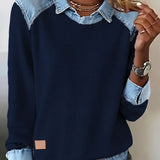 Colette - Sweat-shirt Fusion Denim