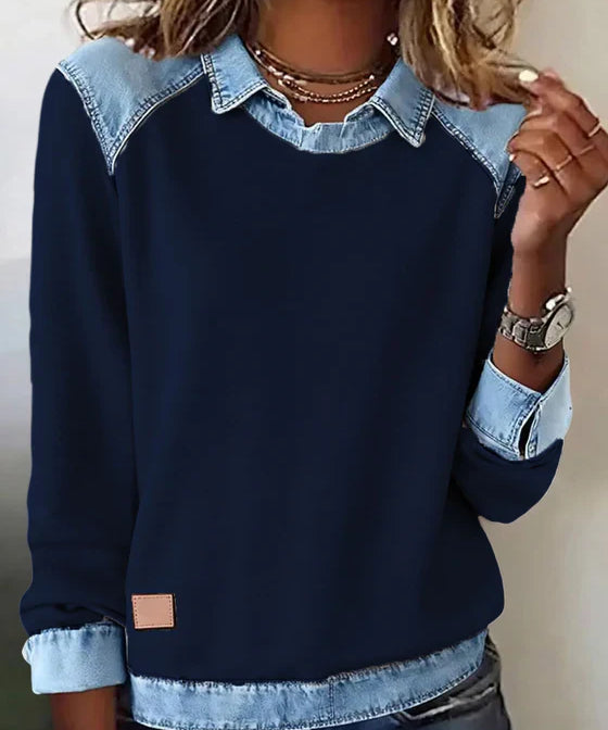 Colette - Sweat-shirt Fusion Denim