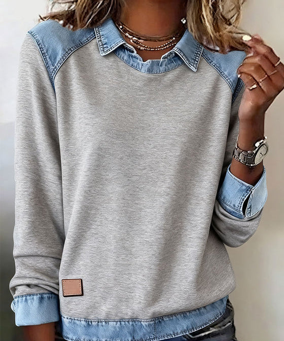 Colette - Sweat-shirt Fusion Denim