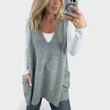 Odette - Gilet en maille douillet