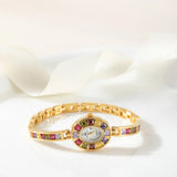 Romina - Montre avec Pierres Colorées