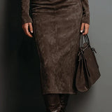 Ella - Robe Élégance Terracotta