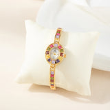 Romina - Montre avec Pierres Colorées