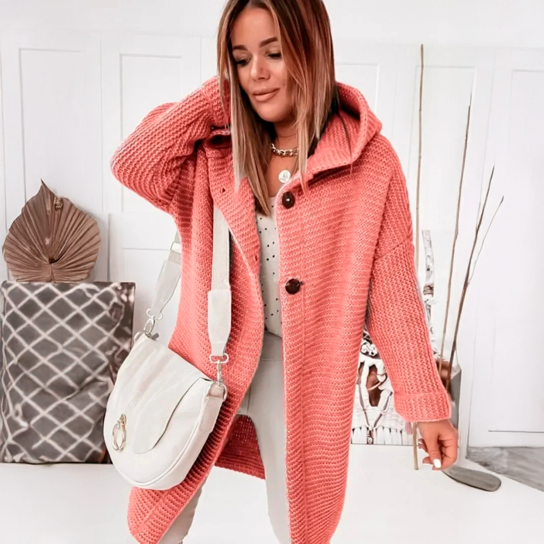 Hortense - Manteau en Maille Élégant