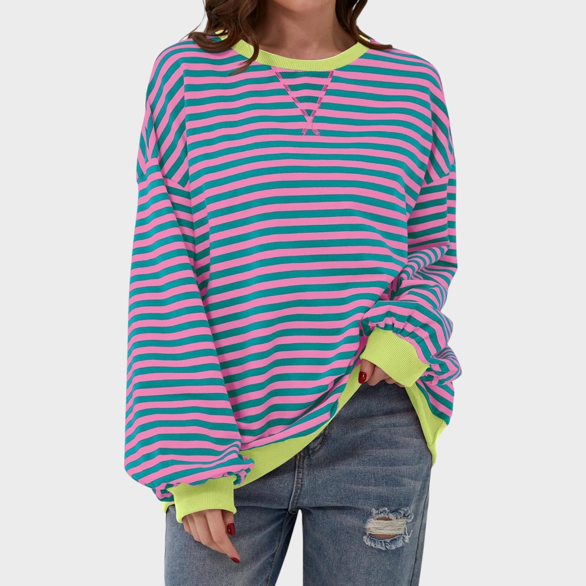 Claire - Sweat-shirt décontracté à manches longues