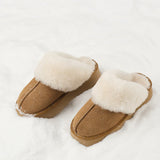 Gisèle - Bottes Type Pantoufle avec Semelle Épaisse et Doublure en Mouton