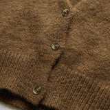 Charlotte - Gilet Court en Maille à Col