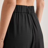 Nerea - Pantalon large à taille haute