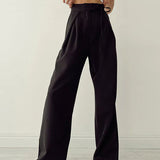 Louise - Pantalon Palazzo avec Ceinture à Nouer