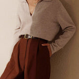 Sonia - Pull Décontracté à Col