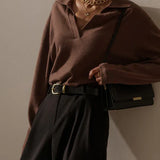 Sonia - Pull Décontracté à Col