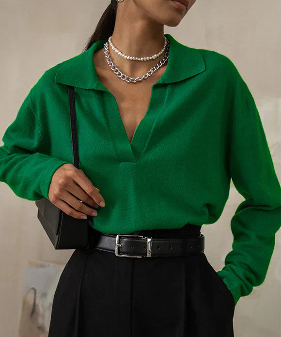 Sonia - Pull Décontracté à Col