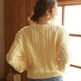 Noémie - Pull Oversize Couleur Limoncello