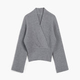 Nuria - Pull Croisé Élégant