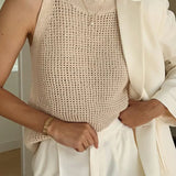 Marion - Gilet/Cardigan en Grosse Maille