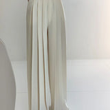 Catherine - Pantalon à pinces à taille haute et jambe ample