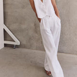 Vanesa - Ensemble Décontracté de Pantalon en Coton