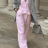 Vanesa - Ensemble Décontracté de Pantalon en Coton