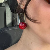 Emma - Boucles d'Oreilles Cerise