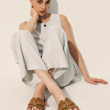 Gladys - Sandales Plates avec Lanière et Boucle