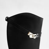 Ghislaine - Botas altas con hebilla hasta la rodilla