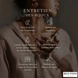 Lumière – Bague élégante em or sertie de pierres brillantes (1 + 1 GRATUIT)