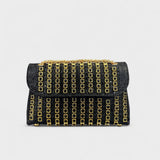 Alice - Sac à bandoulière avec chaîne élégante et diamants colorés