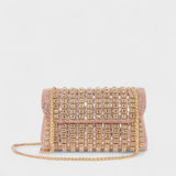 Alice - Sac à bandoulière avec chaîne élégante et diamants colorés