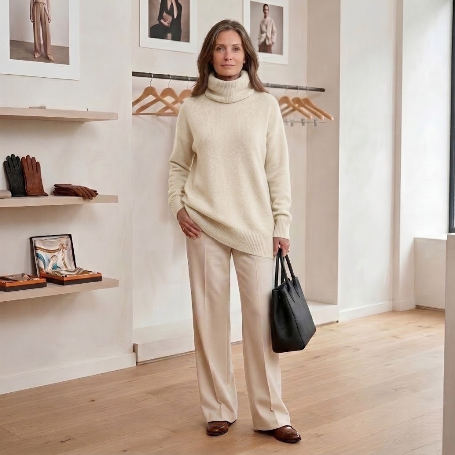 JOHANNE - PULL À COL ROULÉ