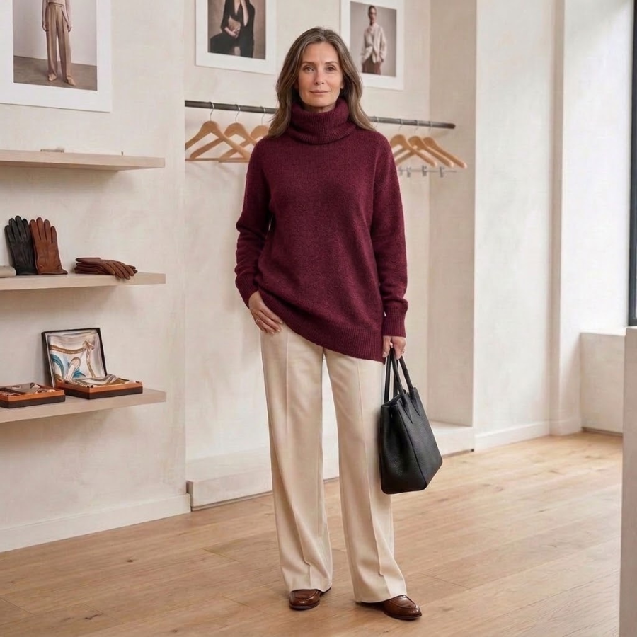 JOHANNE - PULL À COL ROULÉ