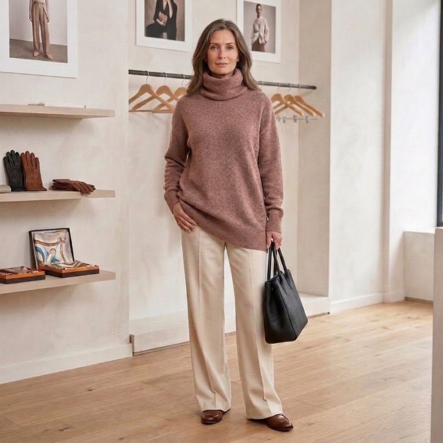 JOHANNE - PULL À COL ROULÉ