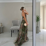 Nadine - Ravissante robe longue à imprimé floral