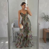 Nadine - Ravissante robe longue à imprimé floral