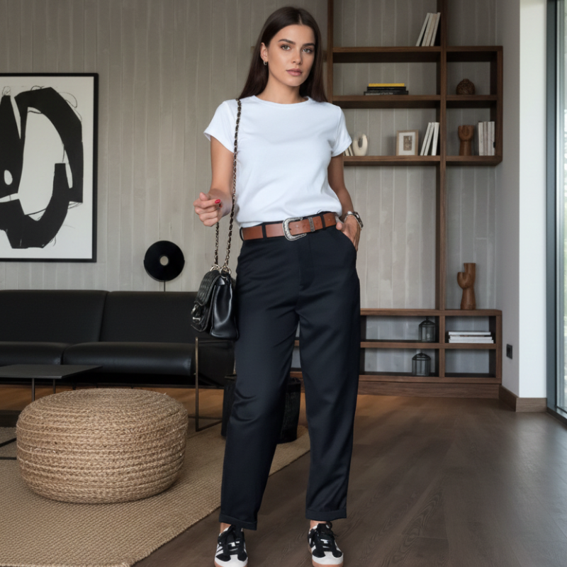 Mia - LE PANTALON À RAYURES ÉLÉGANT QUI SUBLIME LA SILHOUETTE