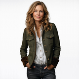 Éve - Élégante avec des Détails en Velours