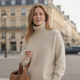 Juliette - Pull à col roulé en cachemire