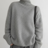 Juliette - Pull à col roulé en cachemire