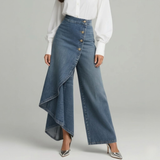 Aude - Pantalon portefeuille en jean