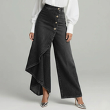 Aude - Pantalon portefeuille en jean