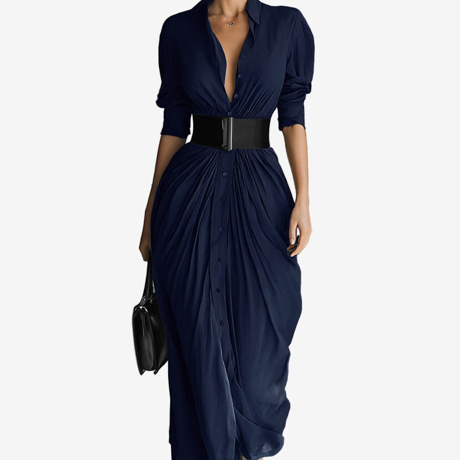 Mahault - Robe de Chambre à Manches Longues