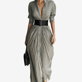 Mahault - Robe de Chambre à Manches Longues