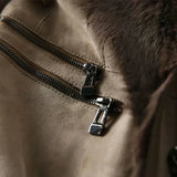 Adrienne - Manteau en Cuir de Luxe