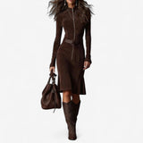 Praline - Robe Ajustée Élégante