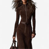 Praline - Robe Ajustée Élégante