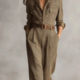 Dina - Combinaison en Tweed Moderne