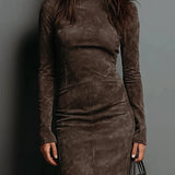 Ella - Robe Élégance Terracotta