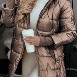 Eliane - Veste Matelassée à Brillance Douce