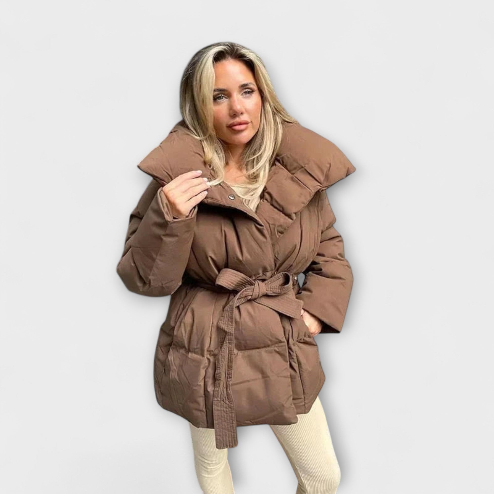 Fleur – Manteau Puffer Élégant