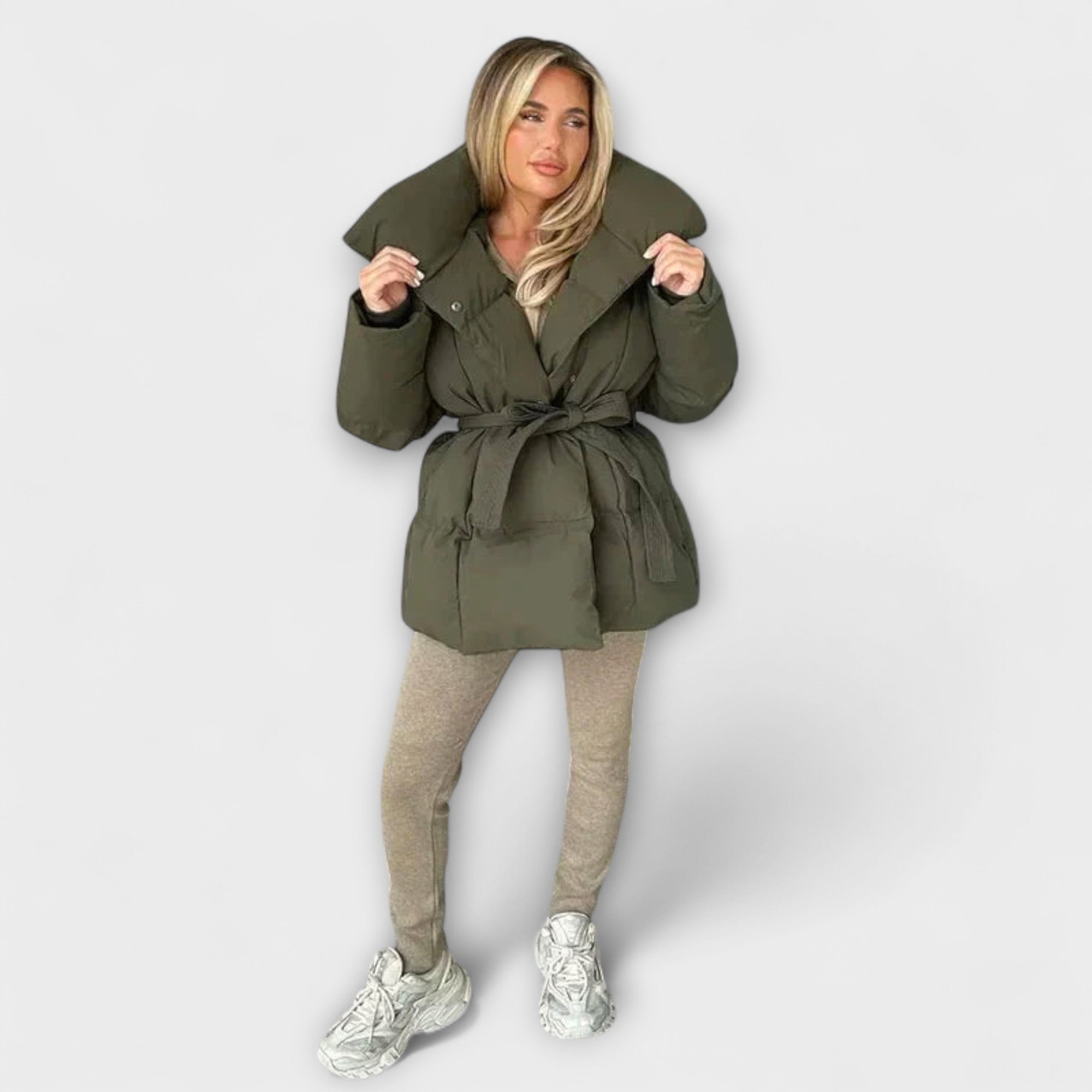 Fleur – Manteau Puffer Élégant